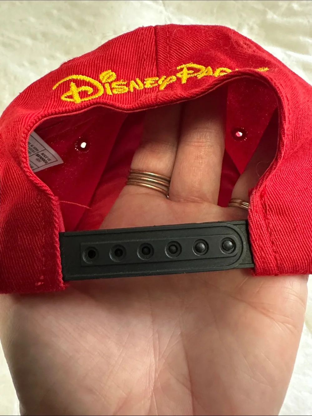 Disney Mickey Mouse Red and Black Kids Cap with Flap Ears